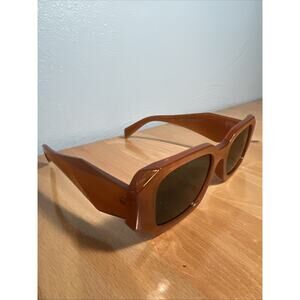 mosanana Trendy Rectangle Sunglasses Women Men ORANGE MS52135 68 [] 13-132 C4